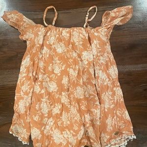 Off the shoulder ONeill floral blouse